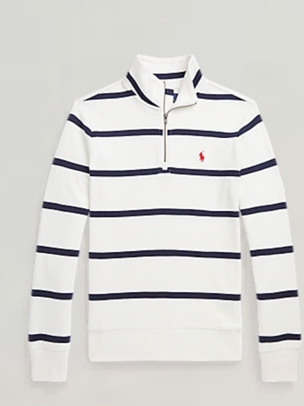 Ralph Lauren Striped Cotton Interlock Pullover